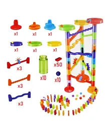 Marbles Run Tornado Blocks 85 Pieces Domino Game - 1 to 4 Players