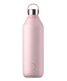 تشيليز - زجاجة ماء - وردي ناعم - 1000 مل
