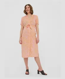 Vero Moda Maternity Printed Dress - Prism Pink
