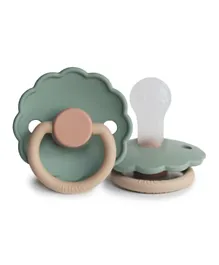 FRIGG Daisy Silicone Baby Pacifier 1-Pack Willow - Size 1