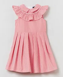 OVS Ruffle Details Dress - Pink
