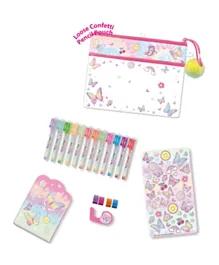 Hot Focus  Colorful Creations Pen Set with Pouch - 19 Pieces
