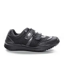 Hush Puppies Velcro Strap Shoes - Black