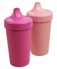 Re-play Recycled Packaged Spill Proof Cups Pack of 2 Princess - Bright Pink Purple and Blush