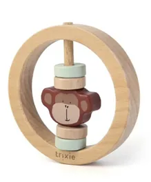 Trixie Wooden Round Rattle  - Mr. Monkey