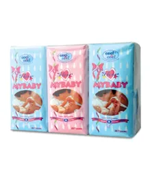Cool & Cool My Baby Pocket Tissues Multicolour  Pack of 6 - 120 Tissues