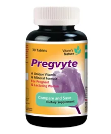 Vitane Pregvyte Dietary Supplement - 30 Tablets