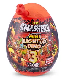 Smashers Mini Egg Light-Up Dino Dinosaur Toy - 6 Surprises