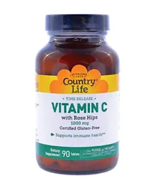 Country Life Vitamin C 1000mg - 90 Tablets