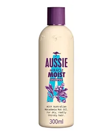Aussie Miracle Moist Shampoo - 300mL