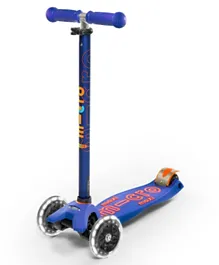 Micro Maxi Deluxe Scooter with LED - Blue