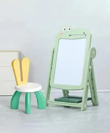 فاكتوري برايس - سبورة رسم متعددة الوظائف للأطفال جاسبر مع كرسي - أخضر