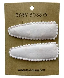 Baby Boss ME Hair Clips Light Pink - 2 Pieces