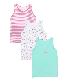 Minoti 3 Pack Flamingo Vests - Multicolor