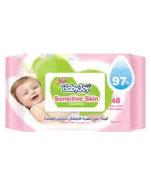 BabyJoy Sensitive Skin Wet Wipes - 48 Pieces