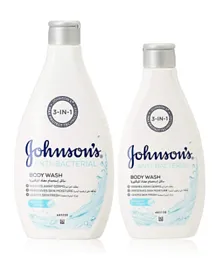 Johnson's Bodywash Sea Salt 400mL+ 250mL - Free