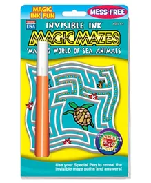 Disney International Mazing World Of Sea Animals Magic Pen Invisible Ink & Puzzle Book - Multicolor