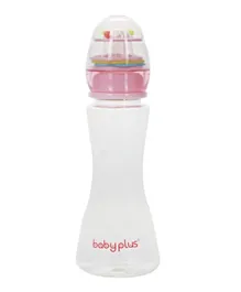 Baby Plus Feeding Bottle Pink - 240ml