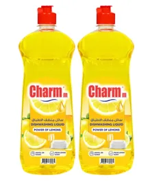CHARMM Dishwashing Liquid Lemon Pack of 2 - 1L Each