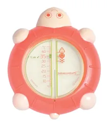 Bebeconfort Tortoise Bath Thermometer - Pink