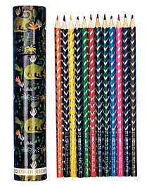 Floss & Rock Dinosaur Pencil Color Set - 12 Pieces