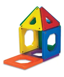 Mad Toys Magnetic Square and Traingle Shaped Tiles Set - 24 Pieces