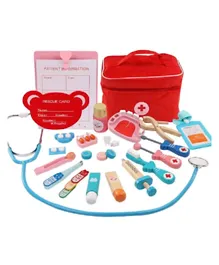 UKR Wooden Medical Kit Toy - Red
