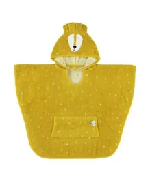 Trixie Terry Cotton Soft Absorbent Poncho Mr. Lion - Yellow