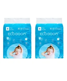 Eco Boom Plant Based Diaper Size 4 Pack of 2 - 140 Pieces