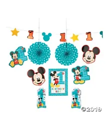 Party Centre Mickey's Fun To Be One Room Decorating Kit - Multicolor