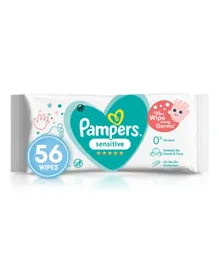 Pampers Sensitive Protect Baby Wipes with 0% Perfumes & Alcohol 6 + 6 Packs - 672 Wipe Count