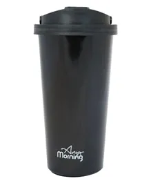 Any Morning  Stainless Steel Insulated Coffee Tumbler Black - 500mL