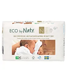Naty Eco Diapers Newborn- 25 Pieces