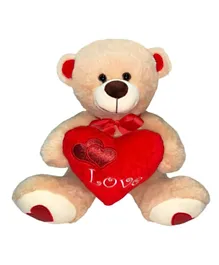 Party Magic Valentine Plush Bear With Heart