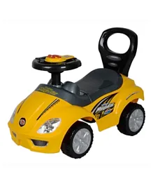Little Angel Deluxe Mega Car Activity Ride On - Yellow