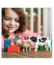 Toon Toyz Farm Animals Figurines - 6 Pieces