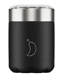 Chilly's Stainless Steel Food Pot Monochrome Black - 300mL