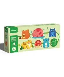 Mideer Lacing Beads Forest Animals Board Game