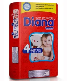 Diana Baby Diaper Maxi Size 4 - 12 Pieces