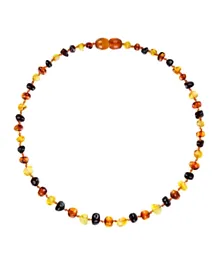 Made by Nature Premium Amber Baby Teething Necklace -Multicolor