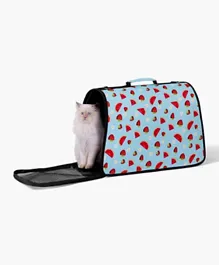 HomeBox Feline Fruity Pet Carrier Bag Medium - Blue