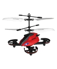 Stem Induction Four Axis Aircraft Drop Resistant Quadcopter Drone - Red