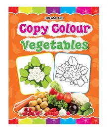 Copy Colour Vegetables - English