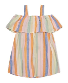 Only Kids Striped Dress - Multicolor