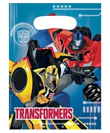 Party Centre Transformer RID Plastic Loot bags  Pack of 8 - Multicolor