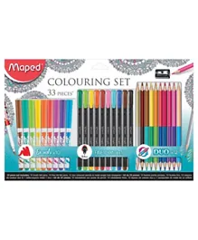 Maped Adult Colouring Set Multicolor - Pack of 33