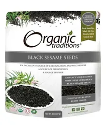 ORGANIC TRADITIONS Black Sesame Seeds - 227g