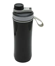 Selvel Cooltech Plastic Water Bottle Black - 600mL