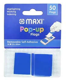 Maxi Self-Adhesive Pop-Up Flags - Blue