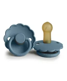 FRIGG Daisy Latex Baby Pacifier Glacier Blue - Size 2